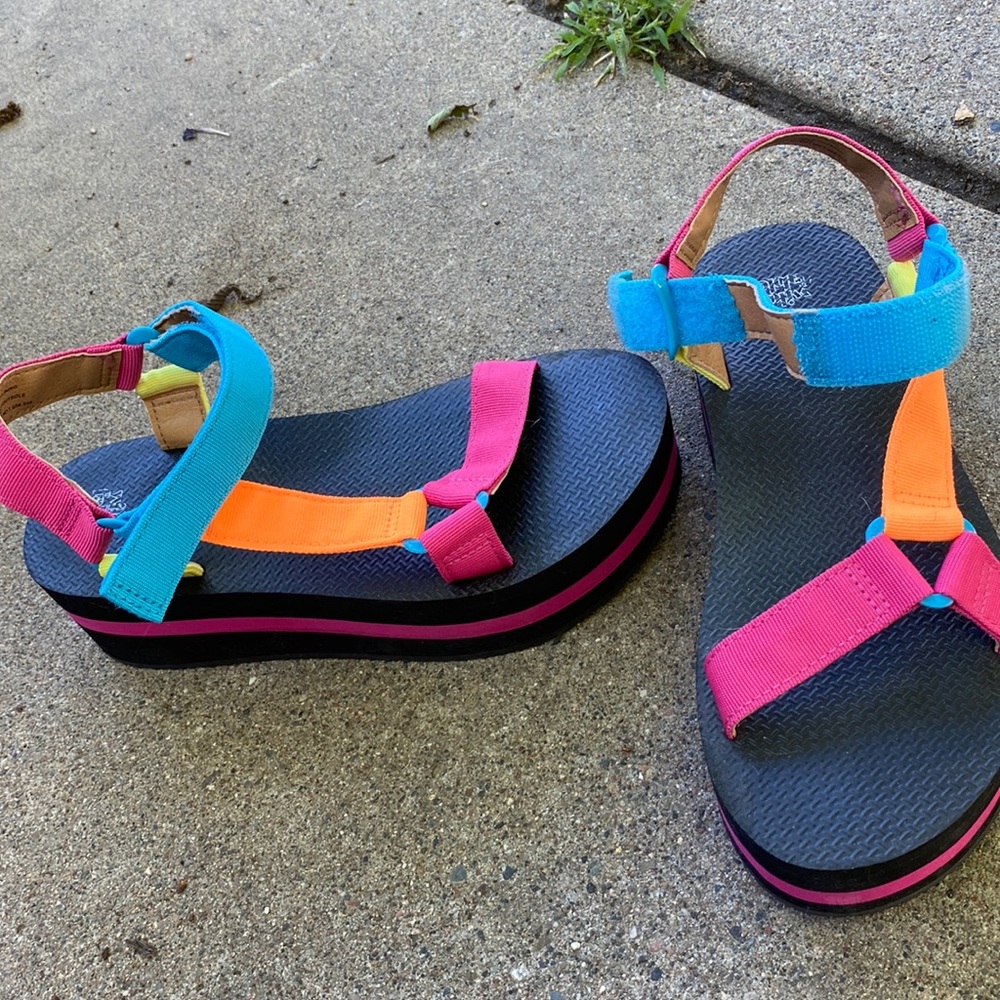 Colorful Wedge sandals